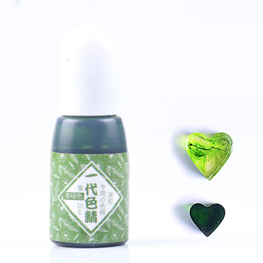 10 мл эпоксидной смолы пигментные чернила УФ Смола окрашивающий краситель