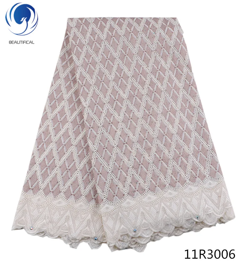 Beautifical white swiss voile lace in switzerland with stones african fabrics 2018 high quality for dress 5yards 11R30 | Дом и сад