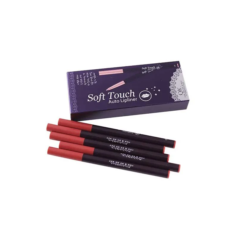 QIC Pro Lipliner автоматический роторный долговечный натуральный макияж водостойкий