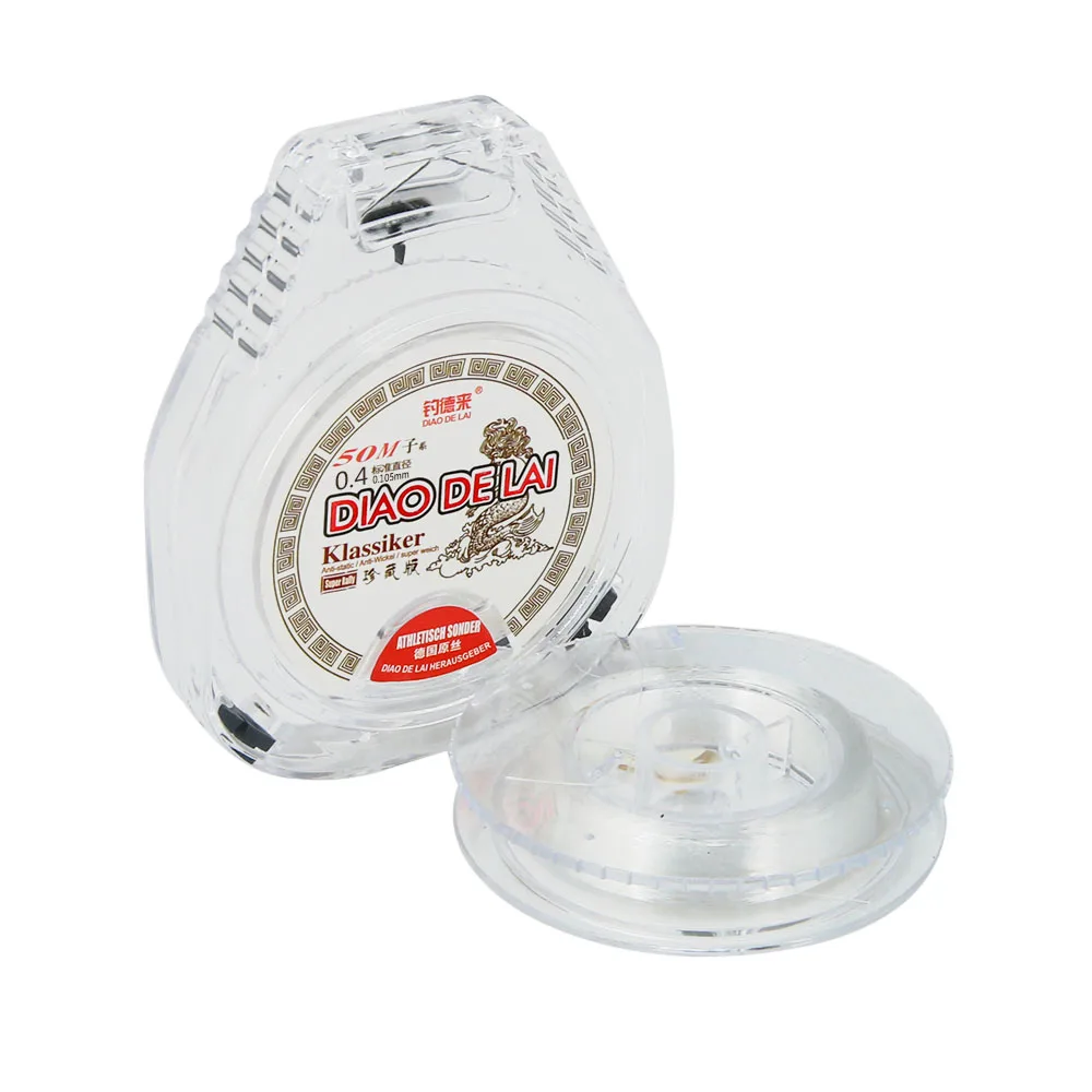 50 м леска мононити рыболовная сильная истирание нейлон Sub основная Карп De Pesca |