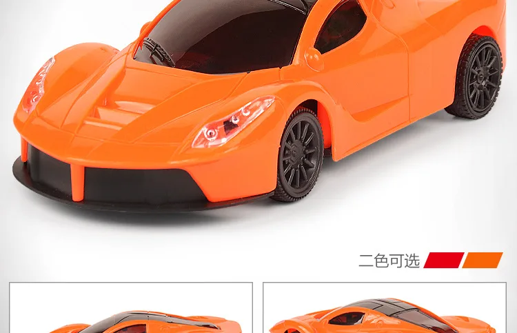 4 канала 22 см RC игрушечный автомобиль светодиодный светильник Электрический робот спортивный автомобиль модели игрушки подарки на день рождения для мальчиков 2,4 г роскошный автомобиль