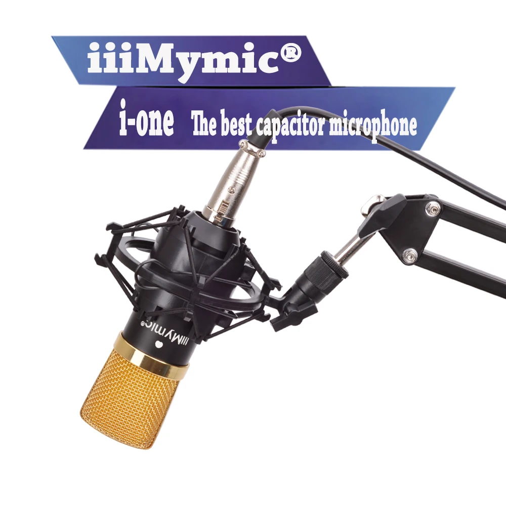 

iiiMymic i-one ! 16mm Diaphragm Professional Studio Condenser Microphone Cardioid Broadcast Recording Capacitor Mic Best Quality