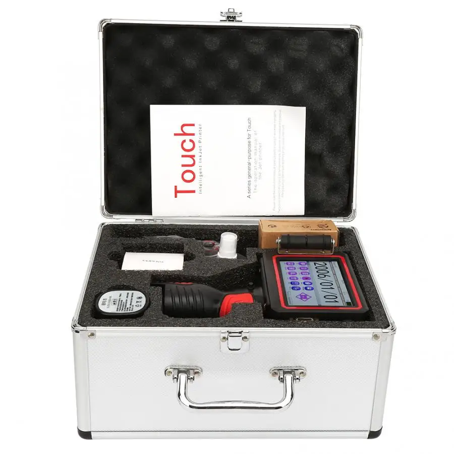 5 дюймовый ручной струйный принтер с сенсорным экраном и высотой 25 4 мм 110 220 В