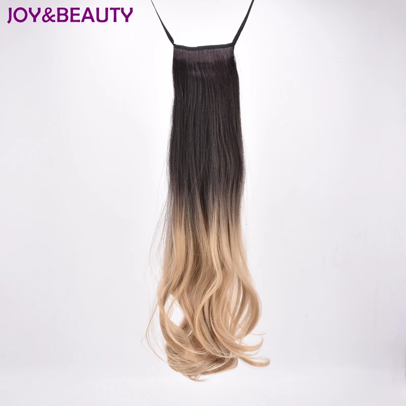 JOY& BEAUTY, смешанные цвета, синтетические волосы, длинные волнистые когти, хвосты, 22 дюйма, конский хвост, конский хвост, термостойкий парик для женщин