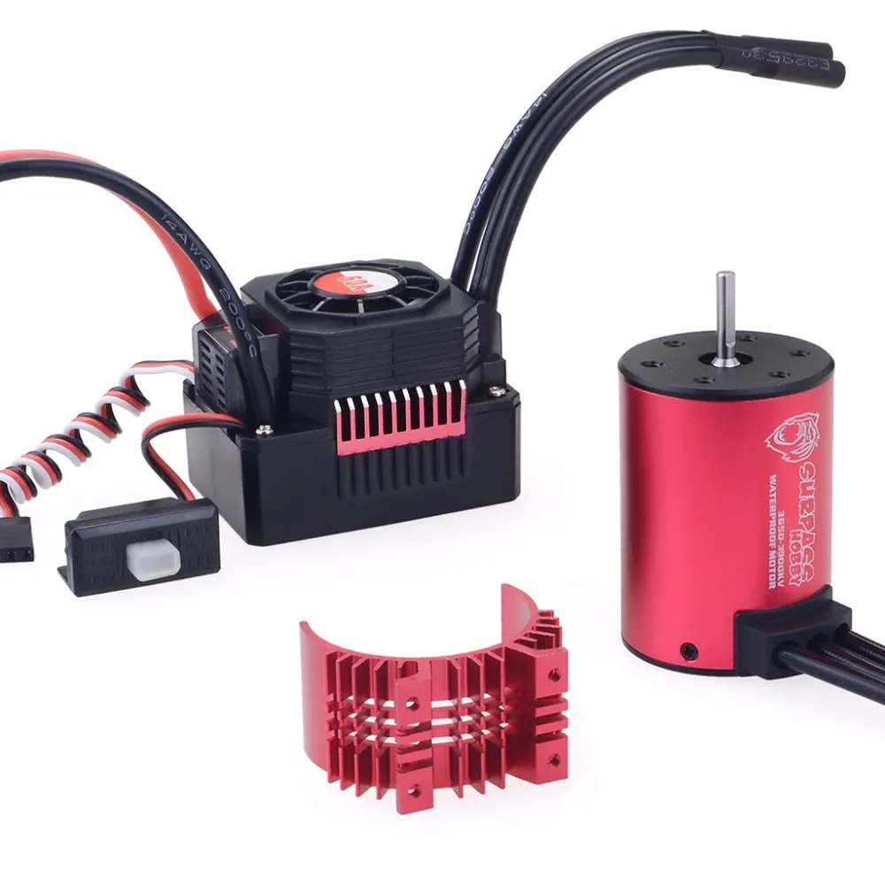 RC автомобиль 1:10 Запчасти 3650 3660 F540 3000KV 3500KV 3100KV 3600KV 5200KV 3930KV 4500KV 4370KV 4200KV бесщеточный мотор 45A 60A ESC