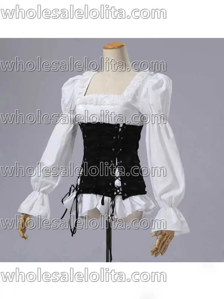 Ренессанс Medival пират Wench Vixen стимпанк блузка Женский костюм на Хэллоуин|steampunk