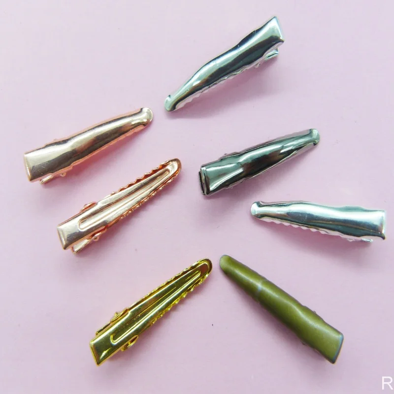 100 шт античная бронза/черный цвет Шпильки 45 мм Металлические зажимы для волос с