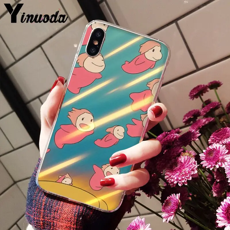 11pro MAX Hayao Miyazaki anime ponyo on the cliff Новый чехол для телефона Fundas iPhone 8 7 6 6S Plus X XS 5 5S SE