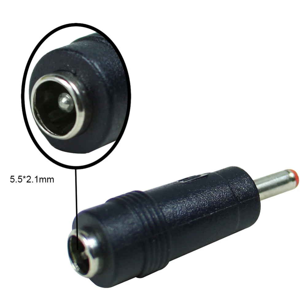 10pcs/lot Black Plastic Cover 3.5*1.35mm Male DC Power Plug Jack Connector for Cabinet led light images - 6