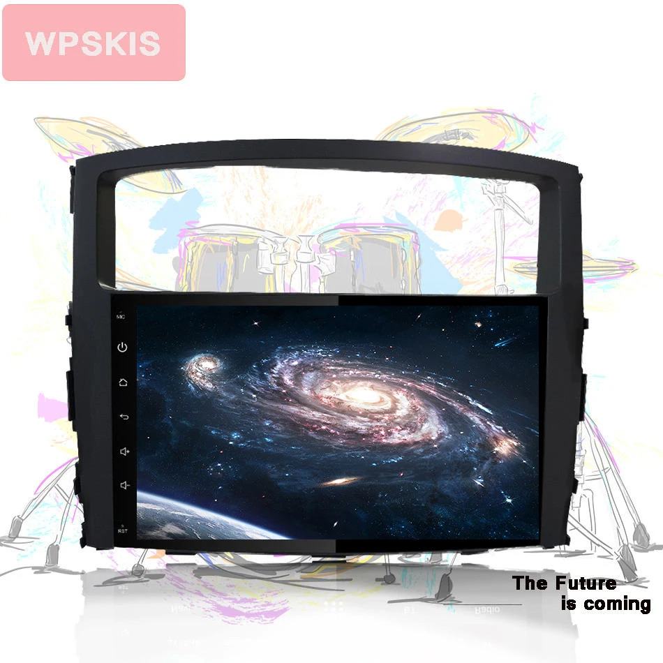 

2 din 9" car radio tape recorder dvd For MITSUBISHI PAJERO V97 V93 Android 10.0 Multimedia Video GPS Navigation usb Head Unit