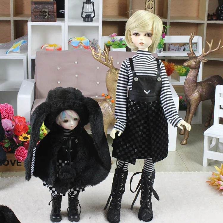 1/6 1/4 1/3 масштаб BJD аксессуары для одежды пальто+ платье+ футболка костюм для BJD/SD куклы, не включены куклы, обувь, парик, аксессуары 1609