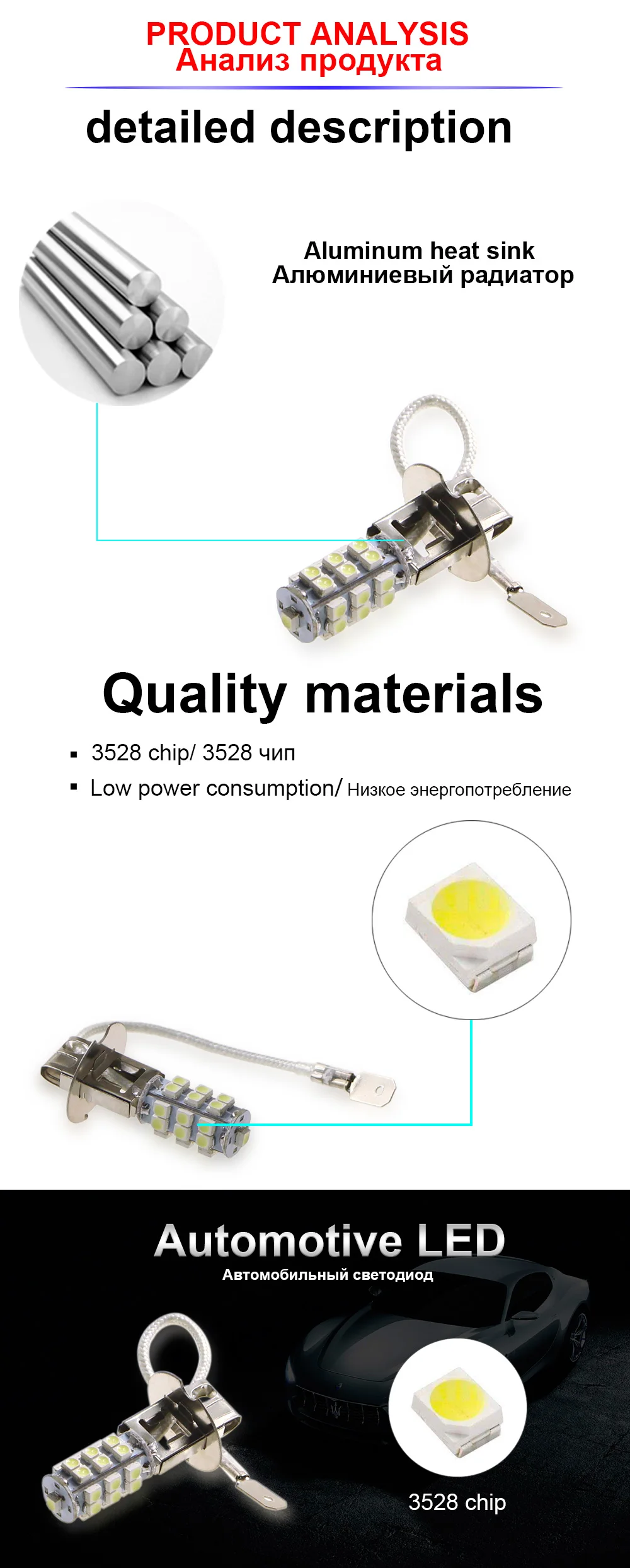 KEIN 2 шт. H3 светодиодный 25smd 3528 Автомобильные противотуманные фары, дневные ходовые огни, дневные ходовые огни, 12 В, внешний светодиодный фонарь для Автомобиля H3