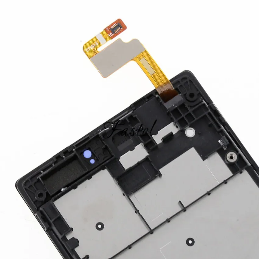 Жк-дисплей HKFASTEL для Nokia Lumia 520 сенсорный экран дигитайзер в сборе + рамка сменный