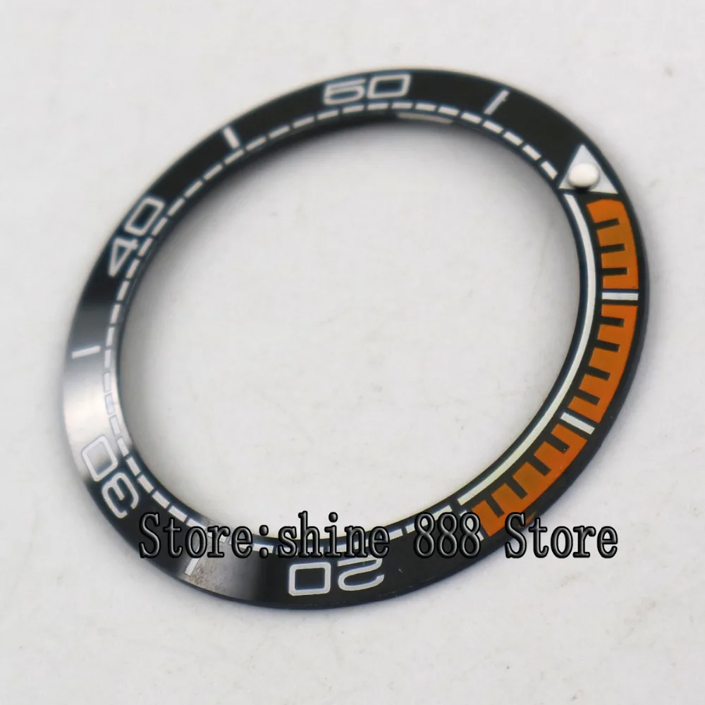 

39.8mm black ceramic bezel insert for 43mm parnis mens watch