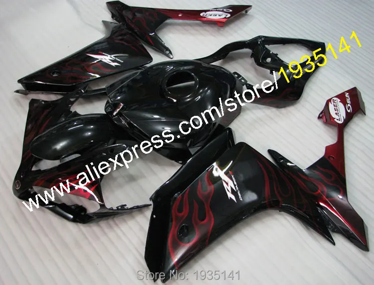 

Обтекатель Red Flame для Yamaha YZF R1 2007 2008 YZF-R1 07 08 YZF1000 Комплект кузова мотоцикла (литьё под давлением)