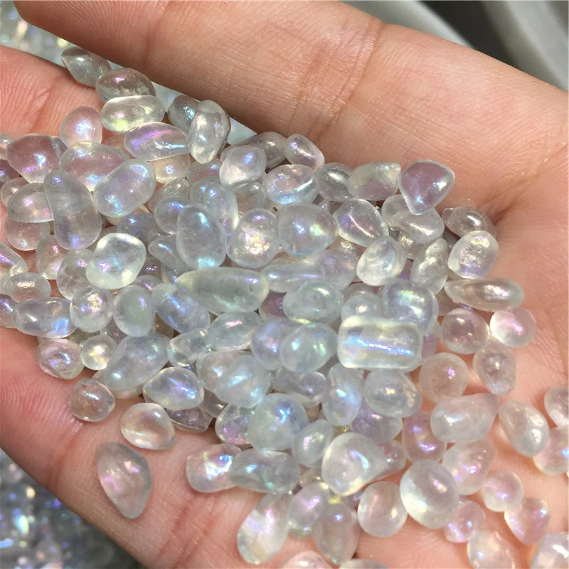 Кварцевый хрусталь Angel Aura каменная крошка дробленые камни неправильной формы 1