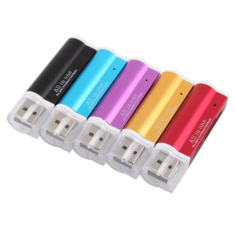 1X Все в 1 USB 2 0 Мульти устройство для чтения карт памяти Micro SD/TF M2 MMC MS Duo #22995|all card