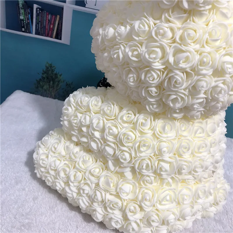 Кремовый цвет уникальный подарок ко Дню Святого Валентина 45 см Роза прекрасный