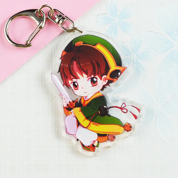 Игровой ансамбль звезды Валькирия Мика Kagehira Syu Itsuki брелок с двойным принтом Брелок с подвеской Llavero