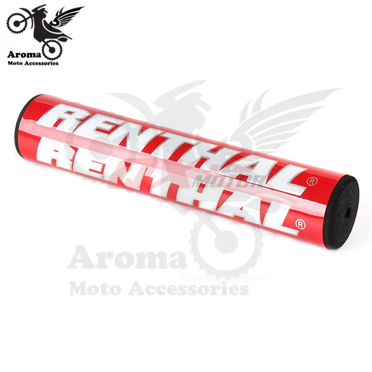 RENTHAL red Гоночный квадроцикл запчасти грязь питбайк защита груди для kawasaki honda suzuki benelli vespa yamaha KTM husqvarna protaper мото крест руль губка коврик мото Жир Бар pad брендовые аксессуары мото rcycle руль защита - Цвет: RENTHAL red