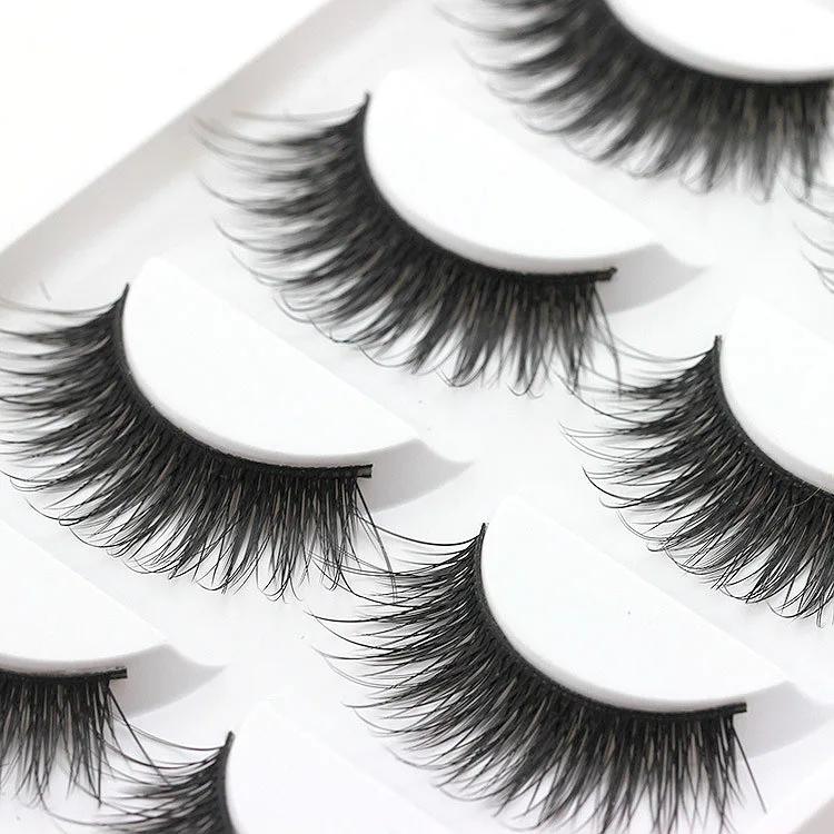 Ресницы Накладные из искусственного волокна 5 пар | Красота и здоровье