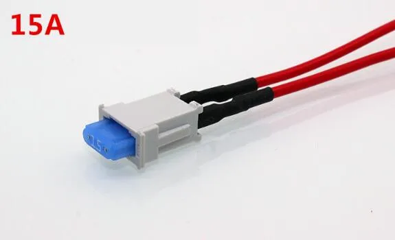 Слоновая кость Small size Fuse Holder Box Fuse Box Block Car modification fuse socket 5A 10A 15A 20A 25A 30A - Цвет: Слоновая кость