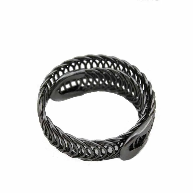 Мода браслет натуральная золотистые полые регулируемый Браслеты для Для женщин