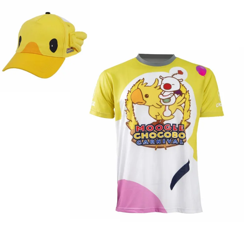 FF15 Moogle Chocobo футболка финальная фантазия XV фосфорис люцис каелум костюм шляпа