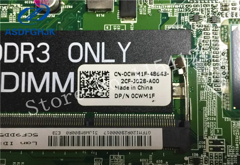 Материнская плата для ноутбука DA0JW8MB6E0 Dell Vostro 5460 Socket G1 материнская CWM1F 0CWM1F CN-0CWM1F DDR3