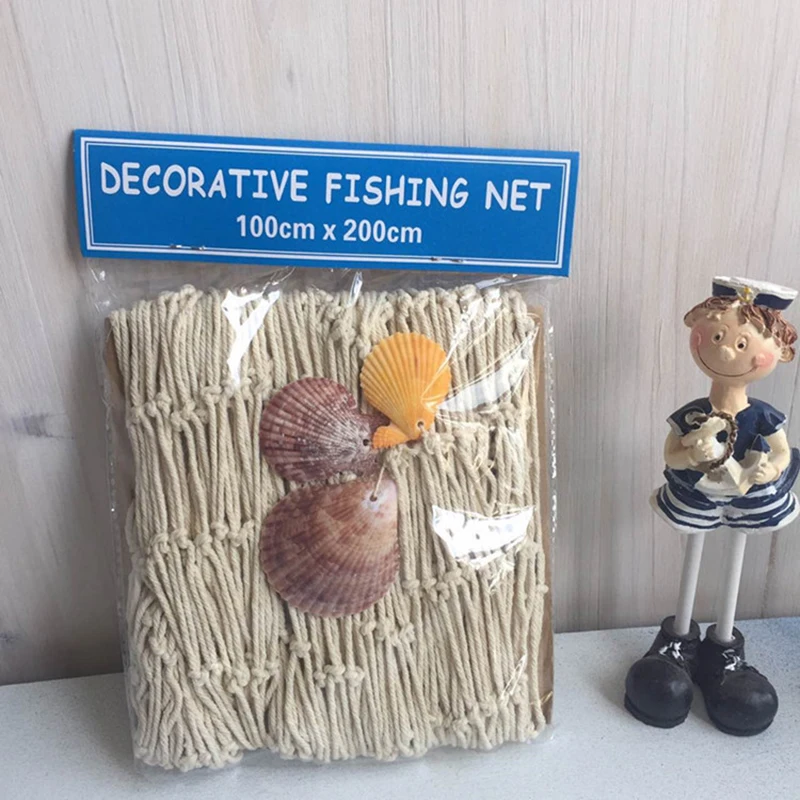 Настенные 3d подвесные украшения в скандинавском стиле морская рыболовная сеть