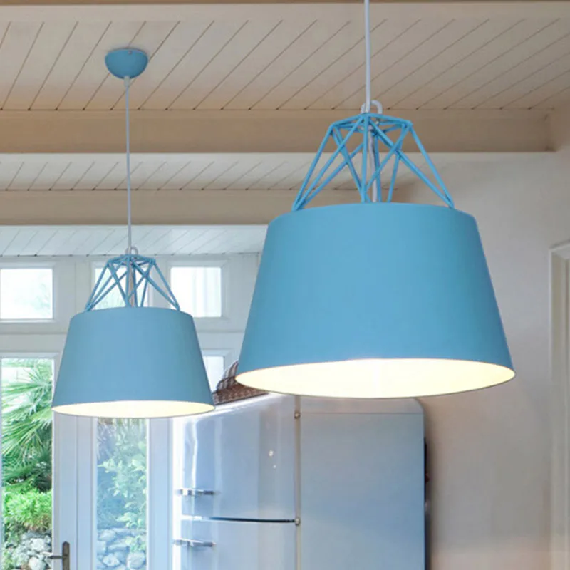 Современный минималистический ресторан Железный подвесной светильник Бар