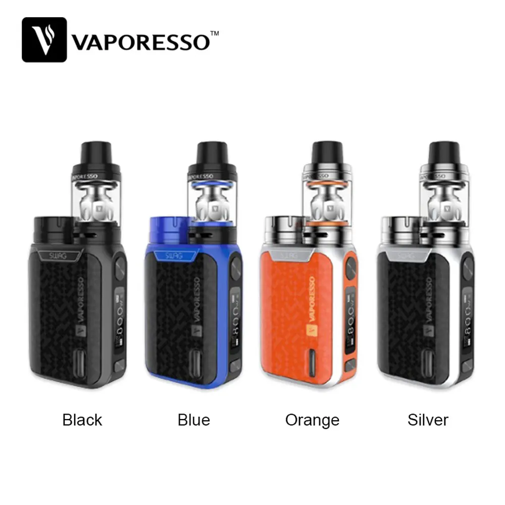 Электронная сигарета Vaporesso Swag TC Kit 80 Вт с баком NRG SE 3 5 мл и обновляемым чипом OMNI 2 0