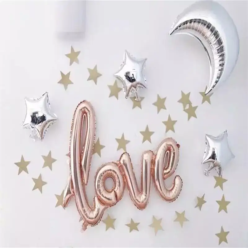 3 шт. лигатуры Love письмо Фольга шар Юбилей на свадьбу день рождения День Святого