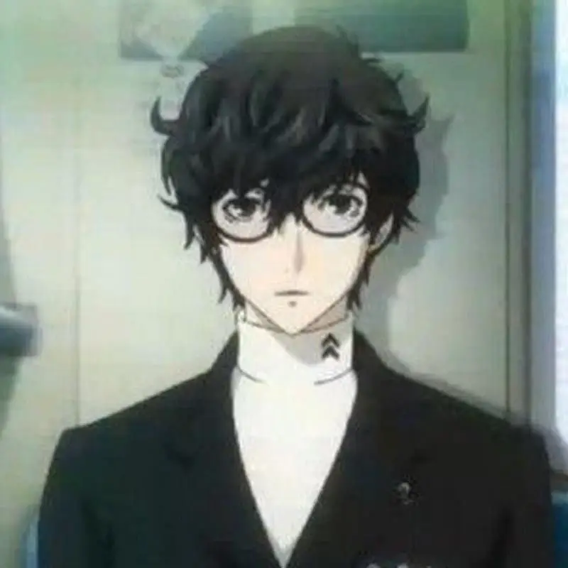 Высокое качество игры P5 Persona 5 Kurusu Akira Джокер косплей парик против морщин вьющиеся волосы косплей синтетические волосы+ парик шапка