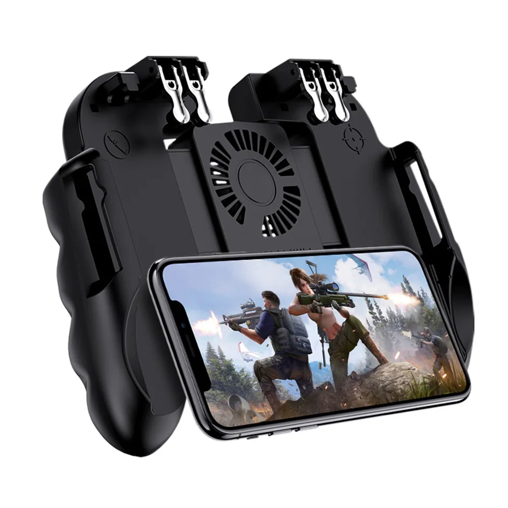 Мобильный контроллер PUBG геймпад с кулером охлаждающий вентилятор для iOS Android Samsung