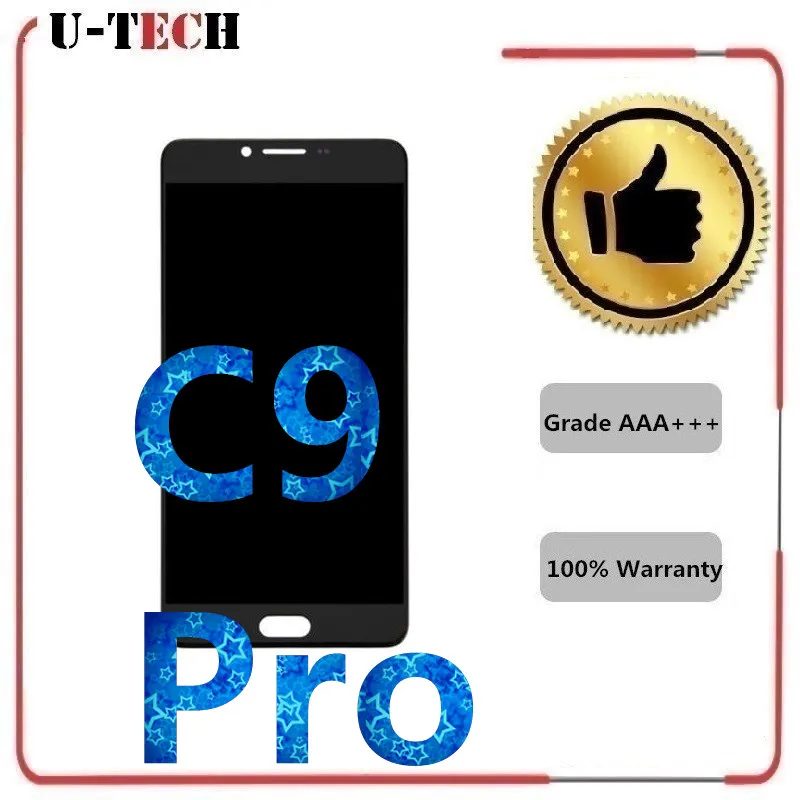 Gansta 6 0 &quotAMOLED ЖК дисплей Дисплей для SAMSUNG Galaxy C9 Pro C9000 Сенсорный экран планшета
