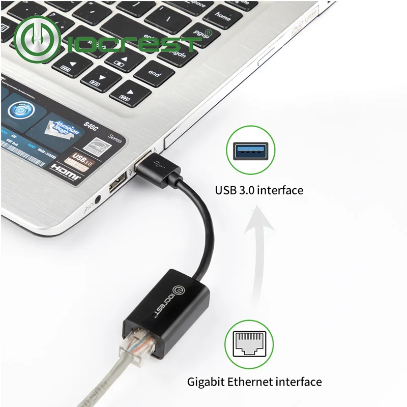 Сетевая карта IOCREST с USB 3 0 на 1000 Мбит/с Rj45 Ethernet Gigabit|Сетевые карты| |