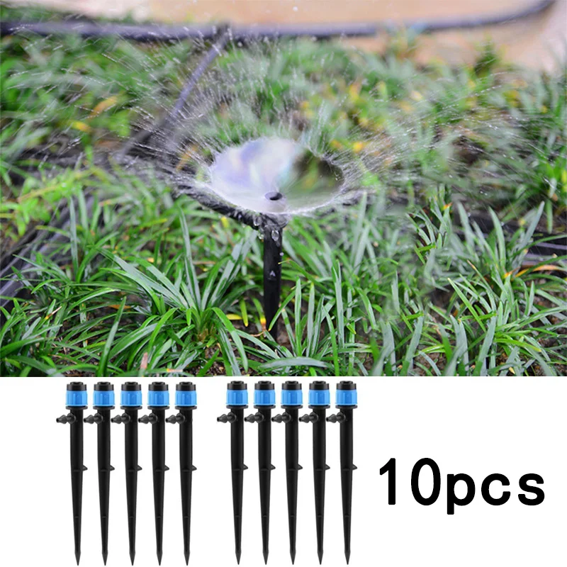 Многоразовая 10 шт 360 градусов Нетоксичная садовая водная распылительная головка