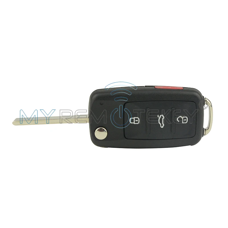 Дистанционный ключ для VW Bettle СС, EOS Golf Jetta Passat Tiguan Touareg 4 кнопки 5K0837202AE 315 МГц remtekey