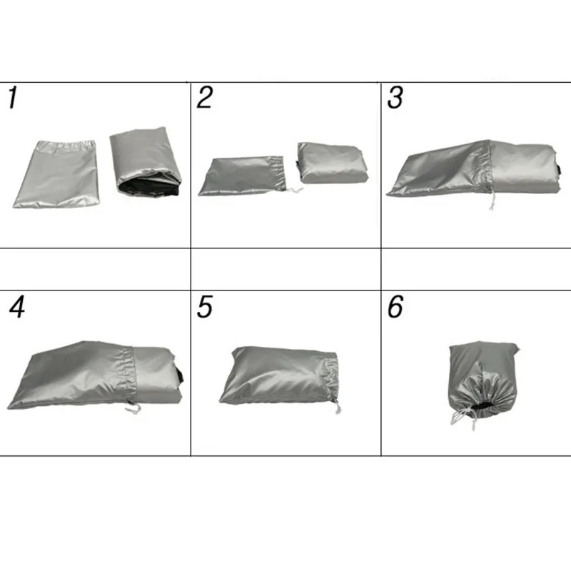 Waterproof Sun Motorcycle Cover Electric Bicycle Cover Dustproof UV Protector Portable Outdoor Rainproof Rain Cover