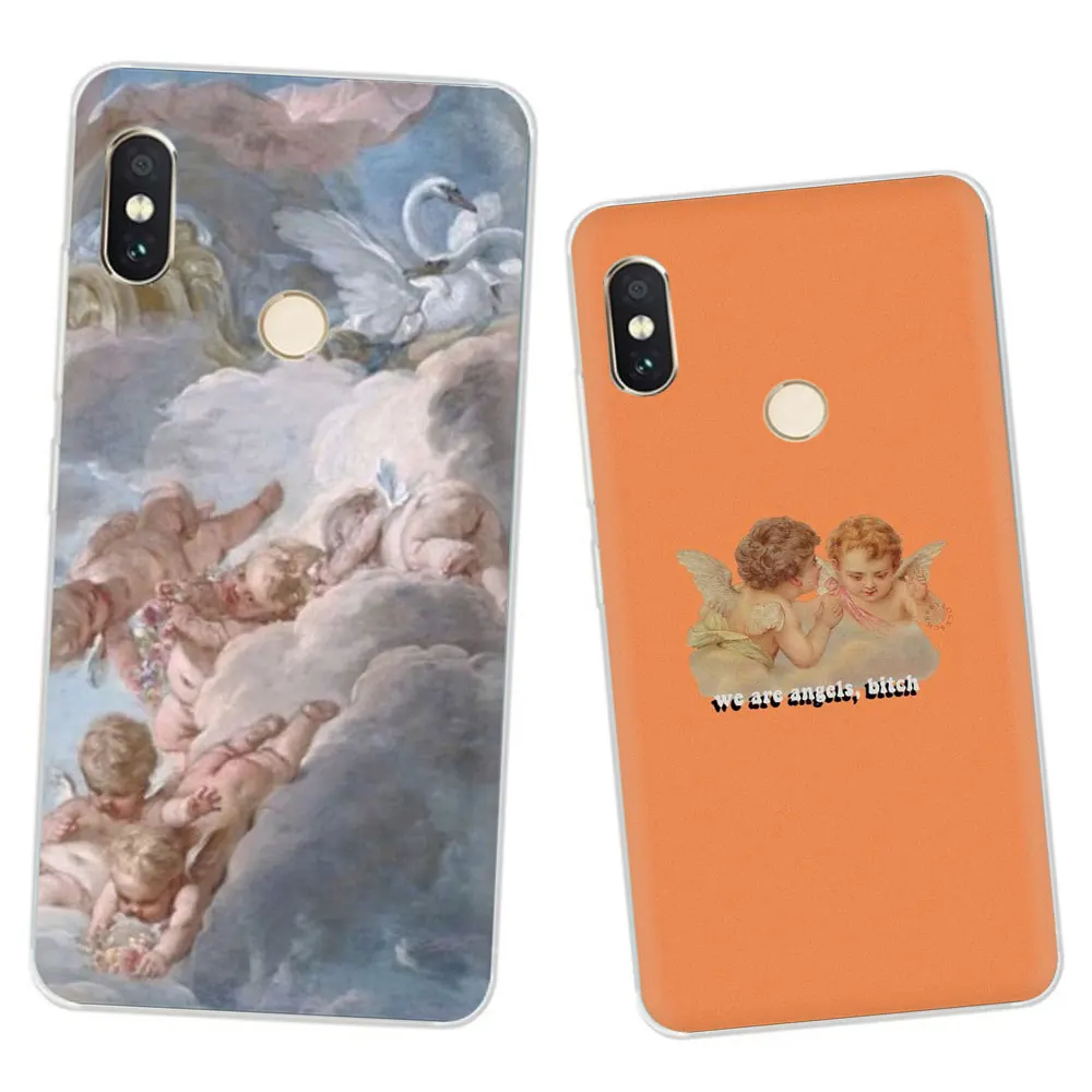 Новые чехлы Renaissance angels жесткий чехол для телефона Xiaomi Mi Mix 2S Max 3 F1 6 8 9 SE A2 Lite A1 9T CC9e A3