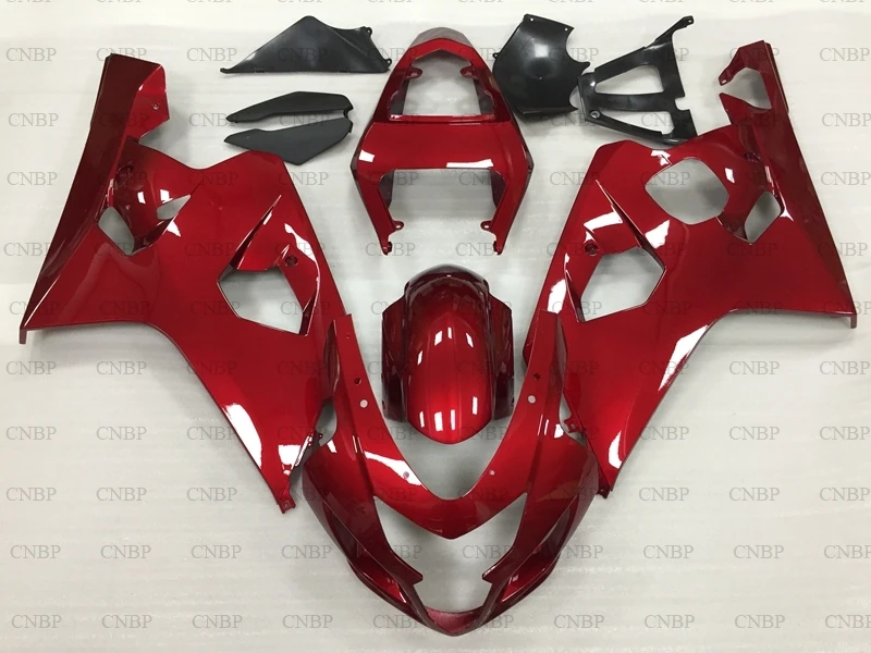 GSXR 600 2004 - 2005 K4 Обтекатели GSXR750 04 обтекатель GSX R Черный Красный Пластиковый | Дом и
