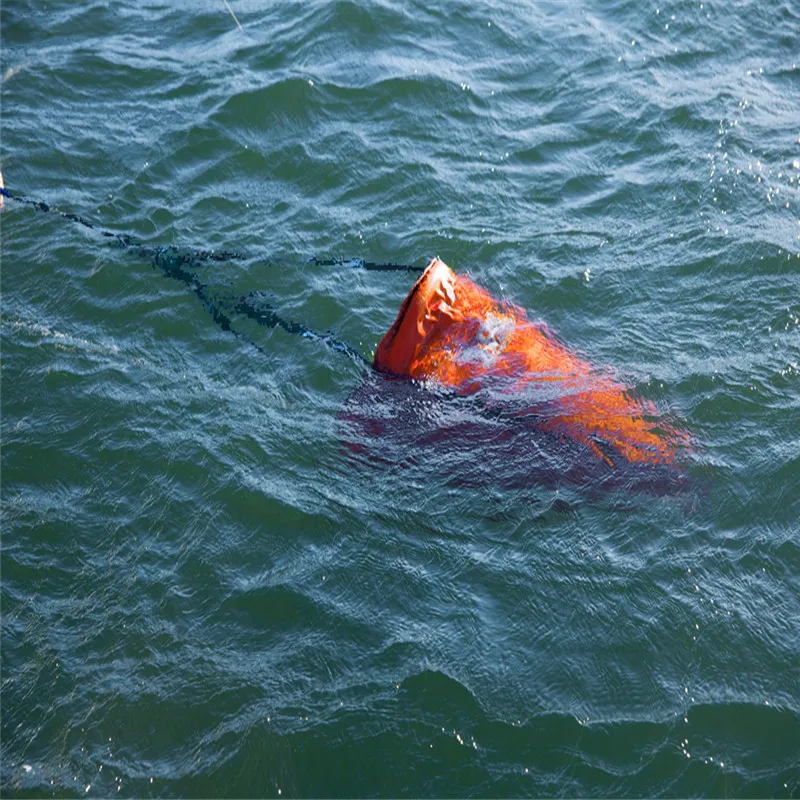 

Rowing Boat Drogue Yacht Kayak PVC Sea Anchor Trolling Sail Drift Brake Drogue With Tow Rope Line Buoy Ball Float Leash Kit 0.2