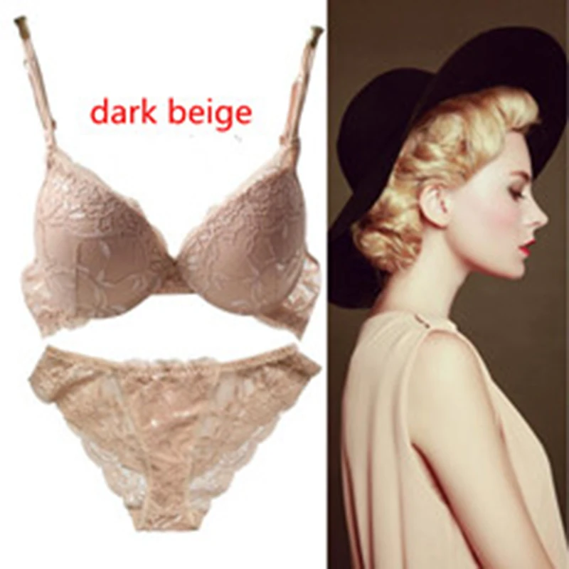Комплект женского кружевного бюстгальтера пуш-ап 32A-38C 6 цветов | Женская одежда
