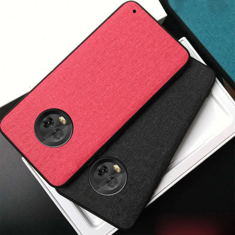 Для Moto One чехол Модный тканевый кожаный защитный для MOTOROLA P30 power G6 Plus Жесткий