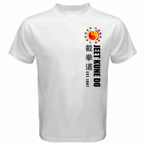 Новая мужская футболка модная 2019 Jeet Kune Do Martial Arts Брюс Ли JKD Custom Мужская
