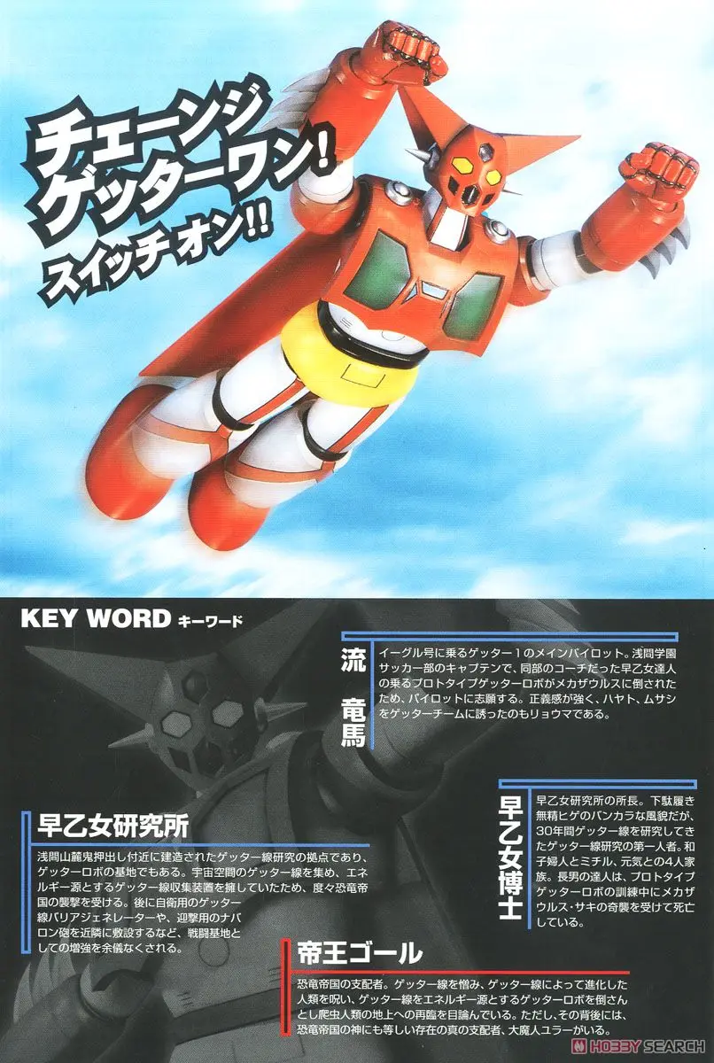 Bandai MAZINGER Z Getter Robo № 1 сборные модели наборы экшн фигурки пластмассовые игрушечные