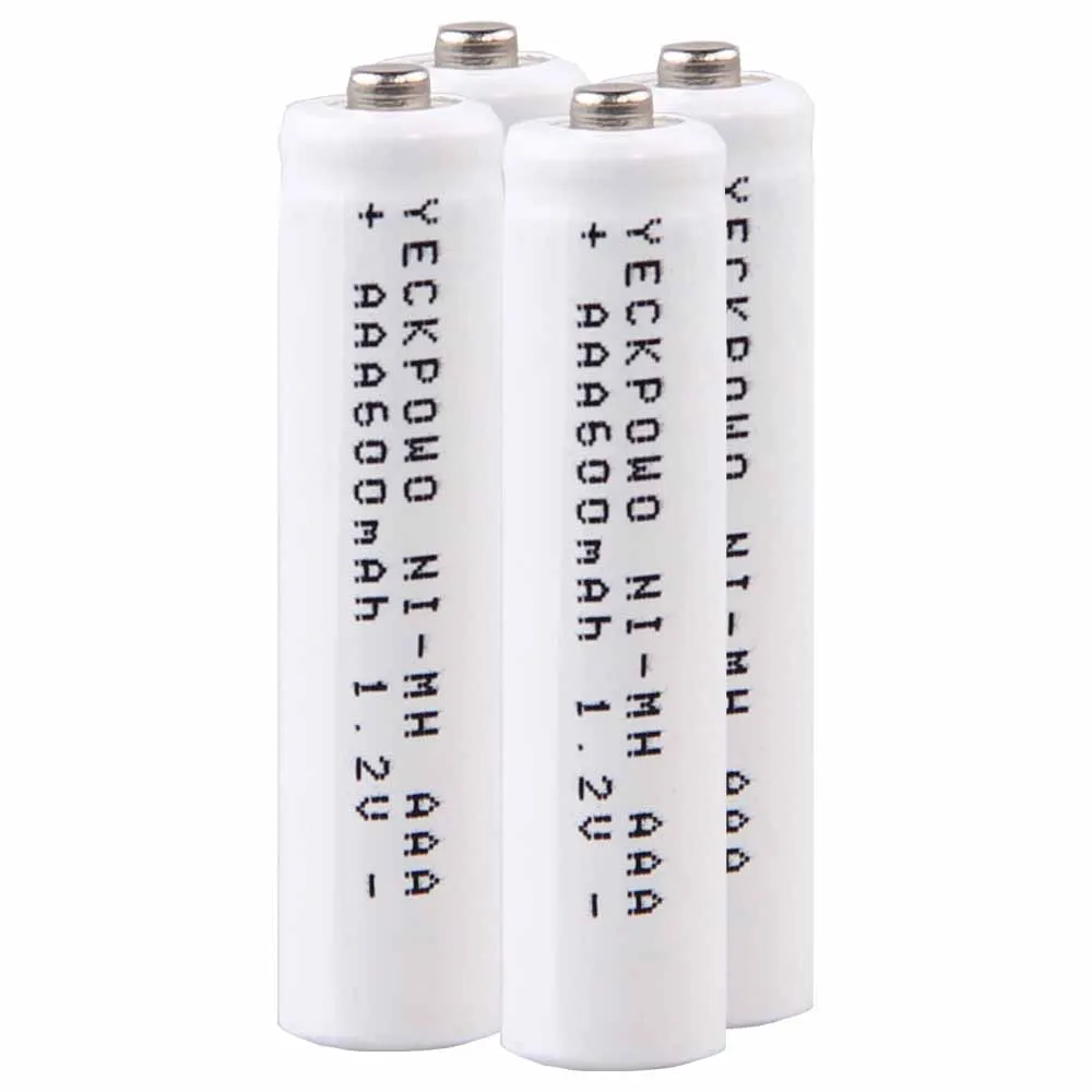 Самая низкая цена 4 шт AAA батарея 1 2 В батареи перезаряжаемые 600mAh nimh для