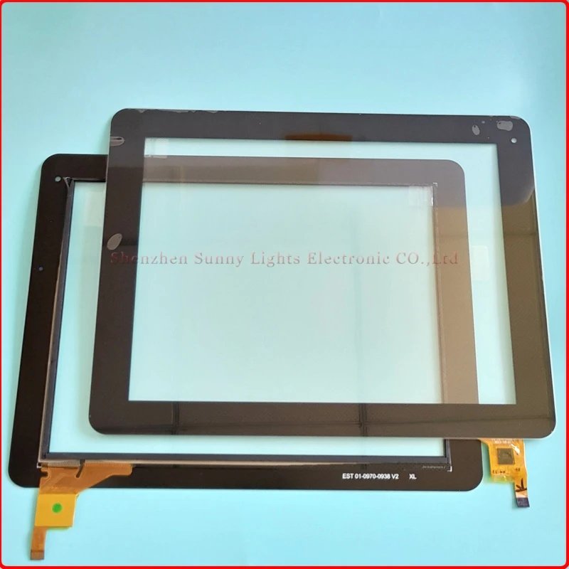 

Черный емкостный сенсорный экран 9,7 дюйма для планшетного ПК Explay L2 кинематовездехода, стеклянная панель дигитайзера 04-0970-0938 V1