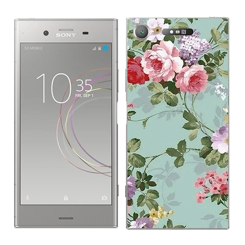 Защита для sony Xperia XZ1 5," Мягкий силиконовый чехол-накладка на заднюю панель телефона для sony Xperia XZ1 чехол s с пейзажами